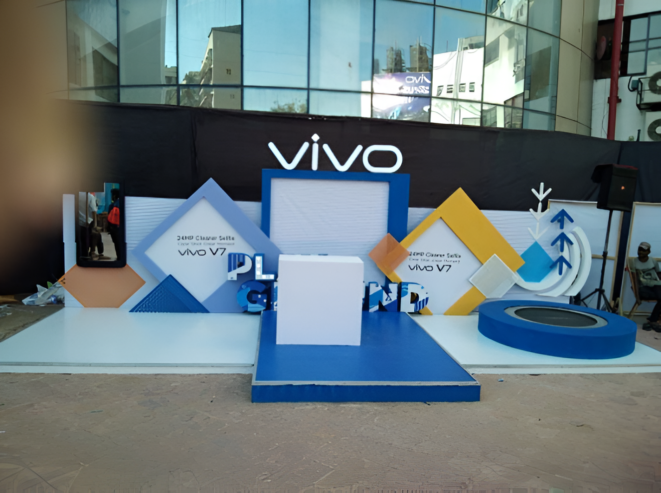 Custom-designed branded event stalls