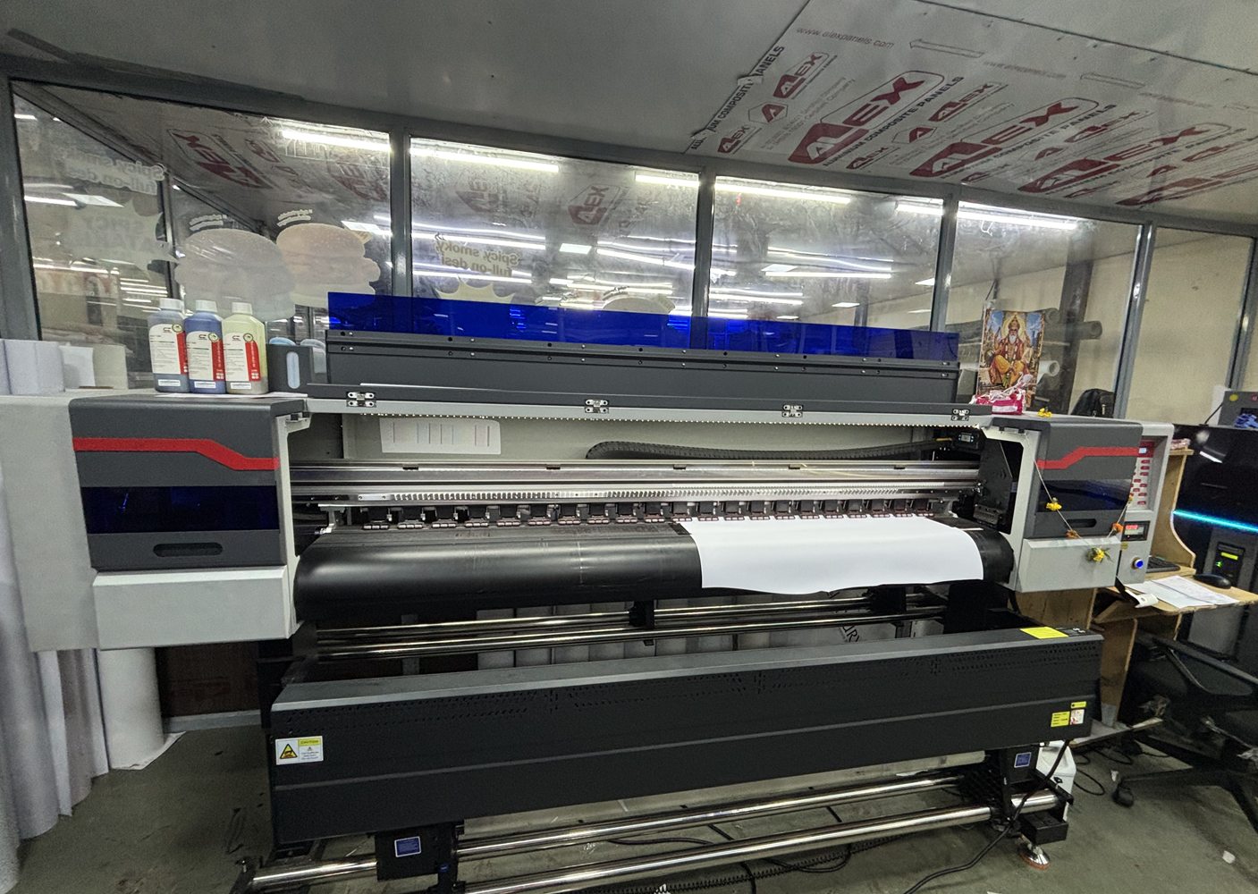 Our spacious in-house print production floor