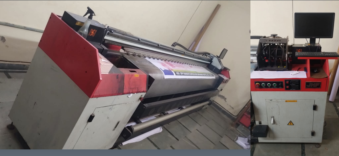 JHF front and back solvent printer